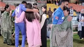 Osama Mir's mother had tears in her eyes ! Usama Mir Bowling Psl 9 !