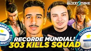 RECORDE MUNDIAL DE KILLS EM SQUAD NO BLOOD STRIKE!!! (303 KILLS)