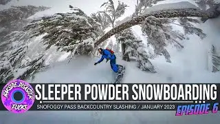 Sleeper Backcountry Snowboarding Powder Day in Snoqualmie Pass // Ep6
