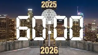 Los Angeles New Year's Eve Countdown 2026 | 1 Hour Timer | Post Countdown Celebration