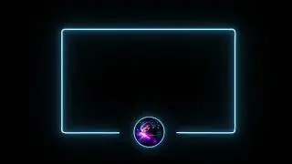 Animated Neon Webcam overlay