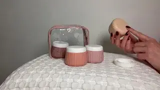 Silicone travel containers. 3 oz. Spill and leak proof. Honest review. #amazonfinds #amazonreviews