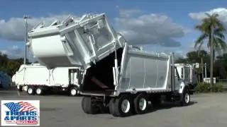 2007 INTERNATIONAL 7400 GARBAGE TRUCK FOR SALE WITH 25 YD E-Z PACK REAR LOADER TRASH BODY