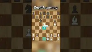 Checkmate with English opening -Three knight system ♟️💀. # #chessopening #chessgame #englishopening