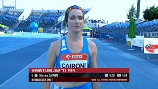 Martina Caironi, Cat. T63, Record del Mondo nel salto in lungo
