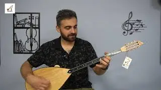 A1KPM-Tam Prof.Maun mandolin burgu kısa sap bağlama