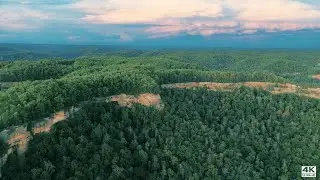 Backwoods Camping in Red River Gorge Kentucky - 4K Footage