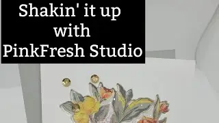 PinkFresh Studio Shaker Card: Let's get interactive! #jennifermcguireink #dulynoted #cardmaking