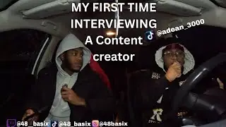 MY First Time interviewing a content creator 