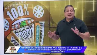 Programa 100% Forró completará 20 anos na TV Piauiense e pode se ligar e acompanhar na BAND Piauí
