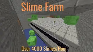 Slime Farm | Over 4'000/Hour | Minecraft 1.19