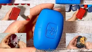 Painted soap ASMR * Relaxing sounds * ASMR soap cutting * Длинное видео с крашенным мылом