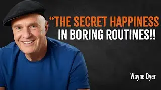 The Secret of Happiness in Boring Routines - Wayne Dyer Motivation