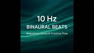 Pure 10Hz 🧠 Alpha&ndash;Theta Binaural Beats | Focus, Calm & Clarity