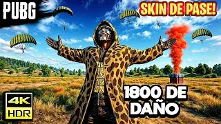 PUBG PC en un ROZHOK DIFICIL y 1800 DE DAÑO con SKIN DE PASE 😍 Efectivamente PUBG es CINE al MAXIMO!