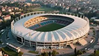 Les stades de football  Europ&eacute;ens redessiner par l'IA