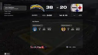 Nolakingsr Los Angeles Chargers Vs. Pittsburgh Steelers Greek's Freaks Madden 26 League