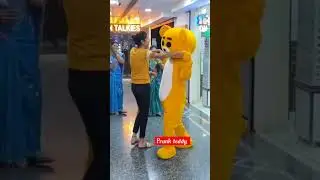 prank teddy backchodi in cute girls with dance 🥰🥰🥰🥰🥰🥰