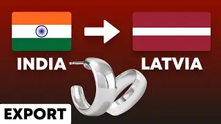 Silver Jewelry Export | India to Latvia Figures 2023