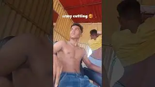 special army cutting 🥰long hair cutting vlog #army #hairstyle #haircut