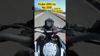 Duke 200 vs ns 200 race | #viral #shorts #trending #duke200  #ns200  drag race #newvideo