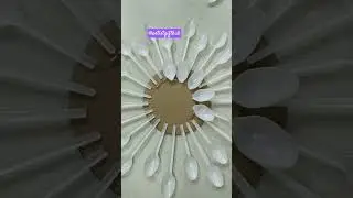 #Spoon craft#wall hanging craft# viral# shorts#😍😍😍😍