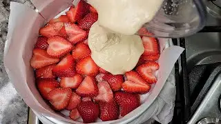 The Cake You Need To Try! | Fresh Strawberry Tea Cake Recipe | Simply Mam&aacute; Cooks