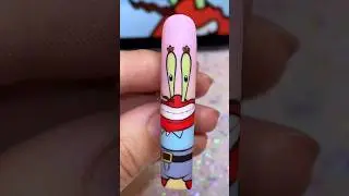 MR. KRABS nail tutorial! 💦🦀 #shorts #nailart #naildesign #nailtutorial #nailarttutorial#nailartist