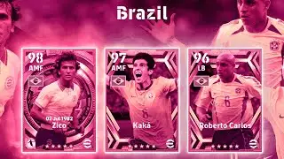 14k BIG TIME 98 Zico, 97 Kaka, 96 Roberto Carlos PACK OPENING - eFootball 2023