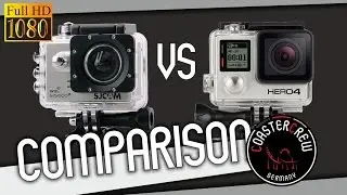 SJCAM 5000+ V3 vs GoPro Hero 4 Black Edition / 2K Comparison Video Test