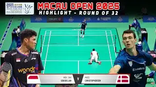 Moh. Zaki UBAIDILLAH [INA] vs Mads CHRISTOPHERSEN [DEN] | Macau Open 2025 | R32
