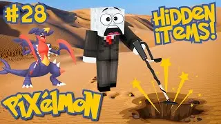 Finding Hidden Treasure with the Itemfinder - Pixelmon Episode 28 | Singleplayer