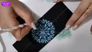 Señalador  en Puntillismo Tutorial  paso a paso 1 de 4