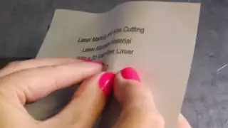 Kiss Cutting - Laser Marking Adhesive Paper by SCHMIDT