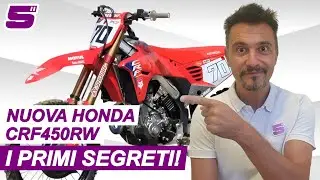 HONDA CRF450RW, i primi SEGRETI del NUOVO MOTORE HRC
