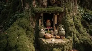 Hidden Nature Shrine - Tranquil Forest Escape - Traditional Japanese Flute Music for Relax