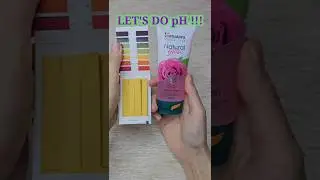 Himalaya Naturals Glow Rose Face Wash #pH Test #shortsvideo #shorts #shortsfeed
