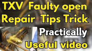 HVAC Technician learn expansion valve faulty how open repair learn useful  information