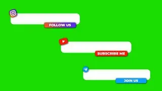 New Trending Lower Thirds Animation | Lower Thirds Green Screen Video | Lower Thirds Animation