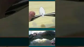How to make an Inline Spinner Blades. #fishing #trout #luremaking