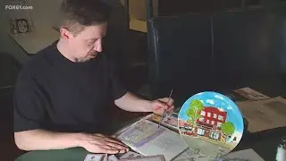 Local artist turns favorite pizzerias into paintings
