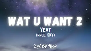 Yeat - Wat U Want 2 (prod. SKY) (Lyrics) | sk sk sky