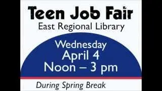 Thirty Second Thursdays - SCPL Teen Job Fair 2012.wmv