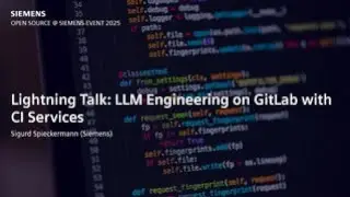 Lightning Talk: LLM Engineering on GitLab with CI Services