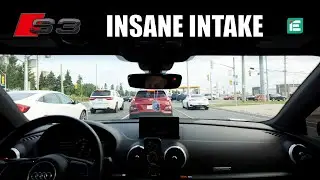 This Intake Sounds INSANE! / Audi S3 8V POV Drive (loud turbo flutter)