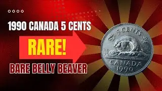 RARE NICKEL 1990 5cents Bare Belly $340 Canadian Coin #mapleleafnumismatics