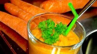Fitnessdrink Rezept - Karotten Apfel Saft von einfachKochen mit dem Vitamix