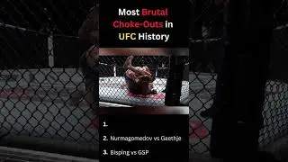 He's Asleep! #1: Most Brutal Choke-outs in UFC History  #ufc