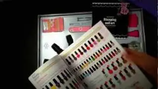 KONAD Stamping Nail Art - Set A - Profi-Set (German)