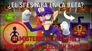 EL MISTERIO DE WALUIGI Y PORQUÉ NO APARECE EN SM64 DS (¿SI ESTUVO EN LA BETA?) -TEORÍA-